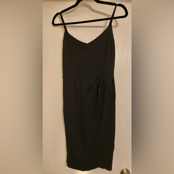 Amazon Women's Spaghetti Straps Deep V Neck Rouched Bodycon Dress - Picture 2 of 3